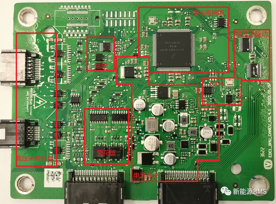 新能源汽车电池治理系统(BMS)PCBA车载自动诊断系统SMT贴片加工